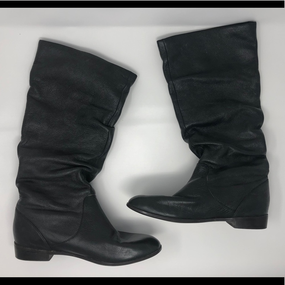 Colin Stuart Leather Calf-High Boots